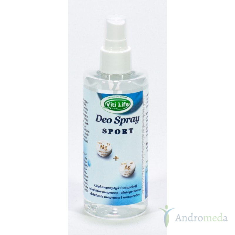 MagnesiumVita DeoSpray Sport antyseptyk Magnez 240ml Bio sklep